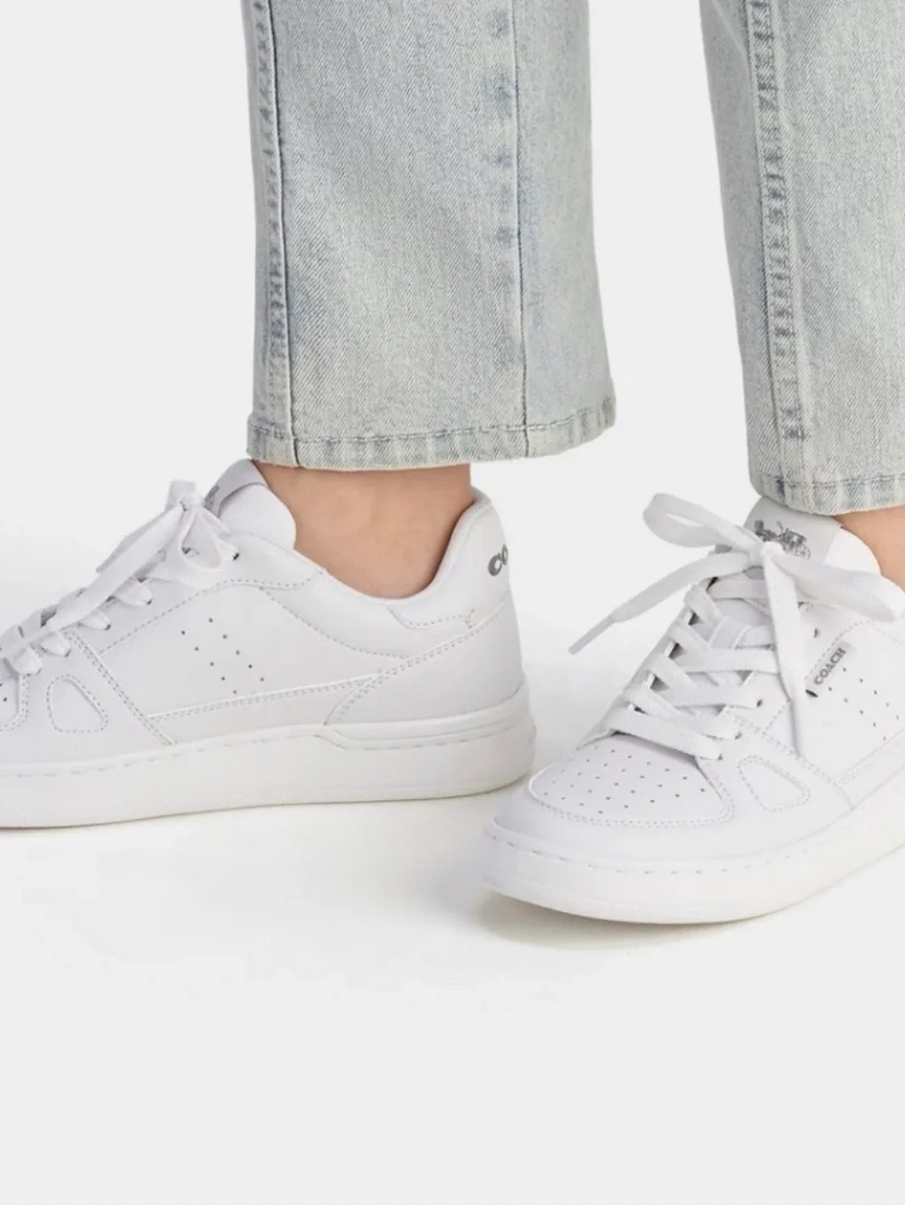 Coach leather upper
